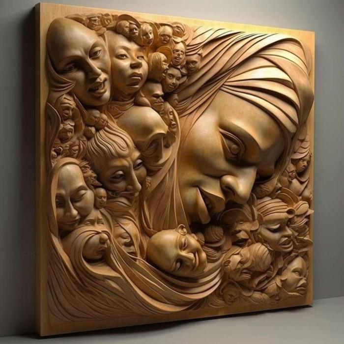 نموذج ثلاثي الأبعاد لآلة CNC 3D Art 